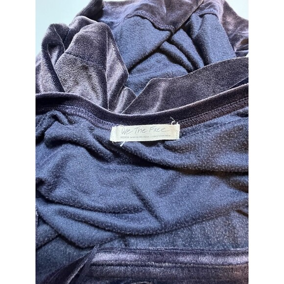 We the Free People Valerie scoop back velvet tee purple Size M - Picture 5 of 9